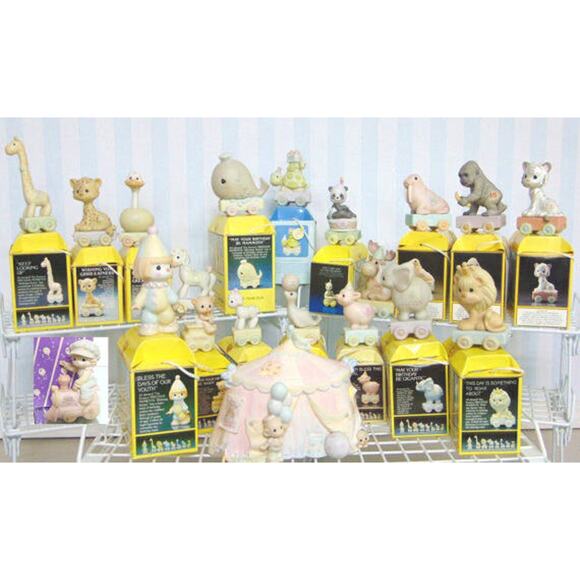 One Precious Moments Birthday Train 1 2 3 4 5 6 7 8 9 or Conductor Pick One New - Picture 4 of 5